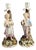Large Figural Porcelain Candlesticks, Germany, 1890, Set of 2 For Sale