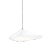 Emily I White Semi Matte Pendant by Daniel Becker For Sale