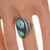 sz9.75 c1940's Native American silver and turquoise ring 14 grams Marked or unmarked as shown in pics, weight and other...