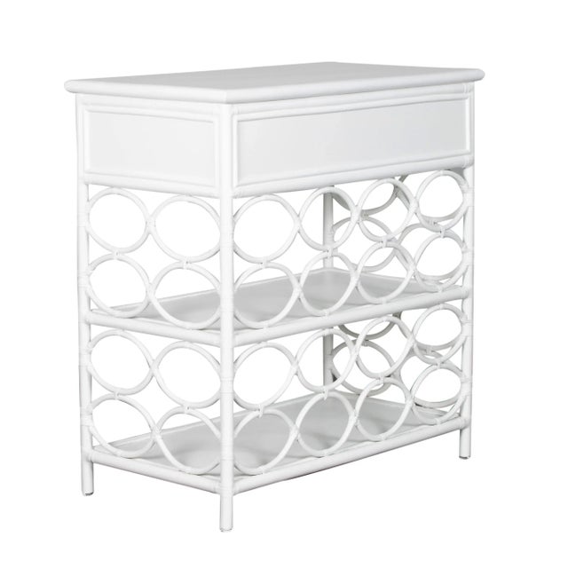 Not Yet Made - Made To Order Infinity End Table - White For Sale - Image 5 of 7