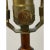 Metal Maitland-Smith Table Lamps Red Stars on Black For Sale - Image 7 of 13