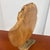 Reclaimed Live Edge Wood Sculpture + Stone Base For Sale - Image 11 of 12