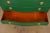 Green Federal Green Lacquered Mahogany Serpentine Front Dresser Chest by West Michigan Furniture, Newly Refinished For Sale - Image 8 of 15