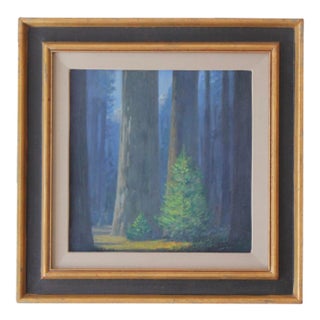 "Fir Trees in Woods" by Geoffrey F. Lewis For Sale