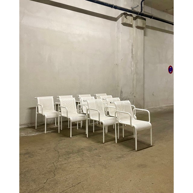Metal Vintage Garden Chairs by Sonett, 1970s, Set of 4 For Sale - Image 7 of 9