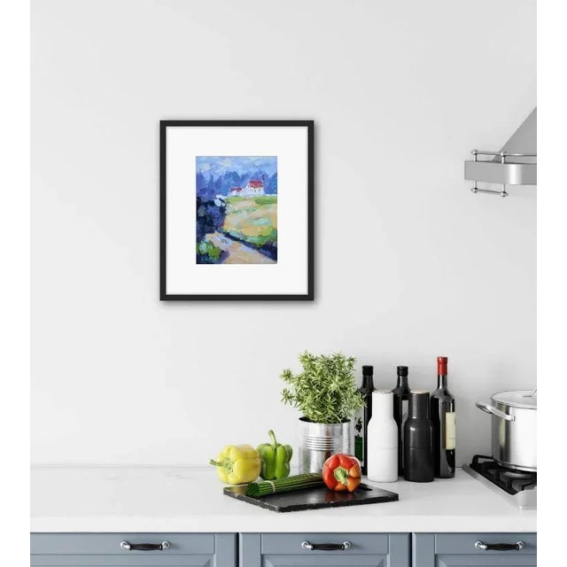 Contemporary Impressionist Oil Painting, Pacific Grove For Sale - Image 9 of 12