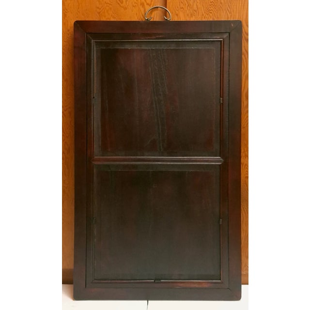 Early 20th Century Chinese Porcelain Buddhist Temple Plaque Kuan Yin For Sale - Image 5 of 5