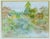 Late 20th Century Mc Boisson - Countryside Landscape, Watercolor on Paper For Sale - Image 4 of 6