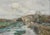 A wonderful and detailed landscape painting signed and inscribed oil on canvas painting by Edmond Petitjean, (French...