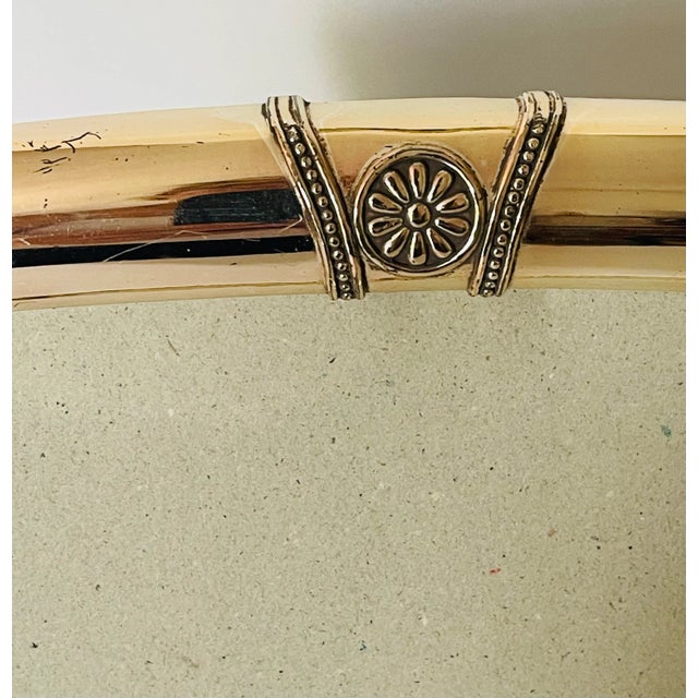 Shabby Chic Vintage Silverplate Photo Frame For Sale - Image 3 of 6