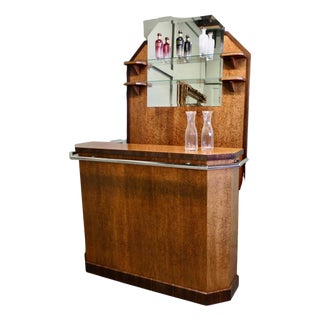 Art Deco Dry Bar, 1950s, Set of 2 For Sale