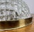 Vintage French Brass Ceiling Lamp in Glass For Sale - Image 13 of 16