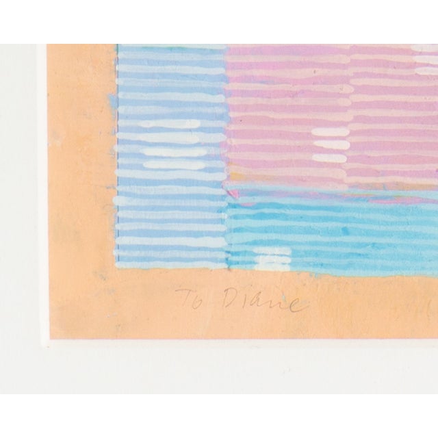 1985 Gouache Painting of a Christmas Tree by William Itter For Sale In Indianapolis - Image 6 of 8