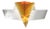 Prisma by Oggetti Topaz Prism Wall Sconce With Shiny Chrome Hardware For Sale
