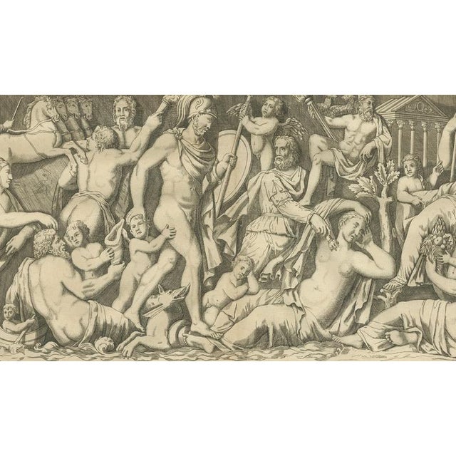 After Bernard de Montfaucon, Classical Relief Frieze, London, 1721, Engraving For Sale - Image 4 of 9