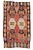Textile Mid 20th Century Vintage Turkish Kilim Rug For Sale - Image 7 of 7