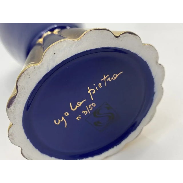 1990s Lid Vase #3 900 Series by Uga La Pietra for Superego Editions, Italy, 1990s For Sale - Image 5 of 7