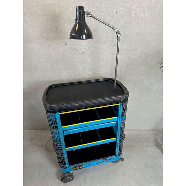 Vintage Industrial Trolley in Metal, 1960s For Sale - Image 10 of 18