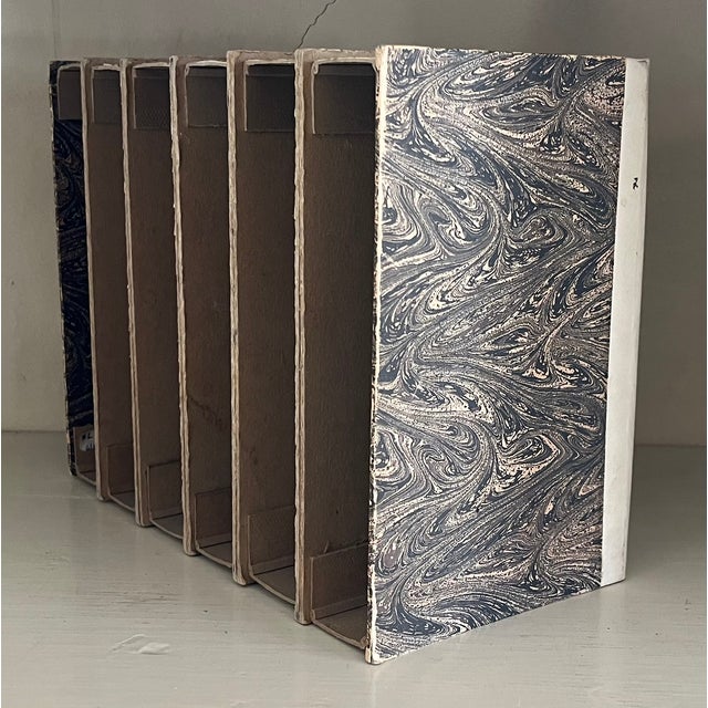 Guy De Maupassant French Tromp l'Oeil Faux Fine Bindings Hollowed Out Books to Conceal or Hide Treasures For Sale - Image 10 of 12