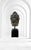 South East Asian Buddha Head Mounted on Square Black Pedestal For Sale - Image 11 of 11