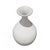 A ceramic vase from Thailand, with off-white glaze. Mid 20th Century, circa 1940. While the golden age of Thai ceramics...