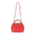 Chanel Red Quilted Lambskin CC Trendy Bowling Bag For Sale - Image 4 of 8