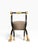 Black Vintage Maitland-Smith Neoclassical Black & Gilt Curule Bench With Asian Calligraphy Upholstery For Sale - Image 8 of 14