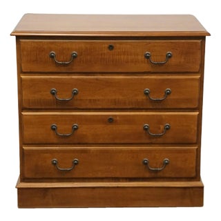 Ethan Allen Country Crossings Collection Solid Maple 32" File Cabinet 17-9444 - 227 Cinnamon Finish For Sale