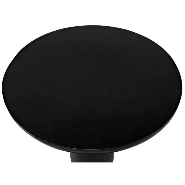 2020s NOIR Adonis Side Table, Hand Rubbed Black For Sale - Image 5 of 5