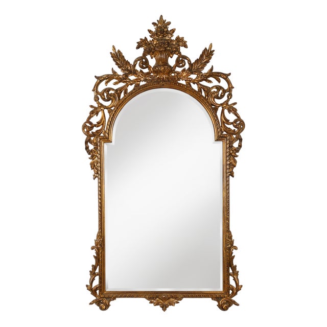 20th Century Large Baroque Mirror by Deknudt, Belgium, 1950s For Sale