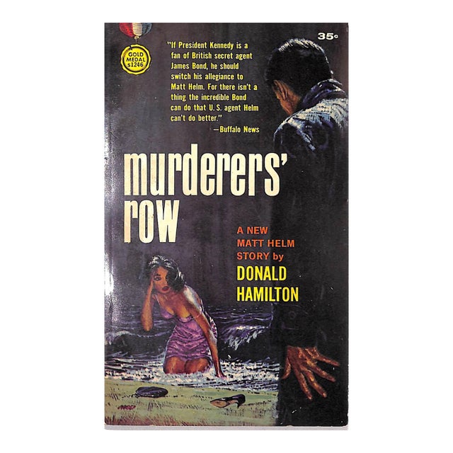 "Murderers' Row: A New Matt Helm Story #5" 1962 Hamilton, Donald For Sale