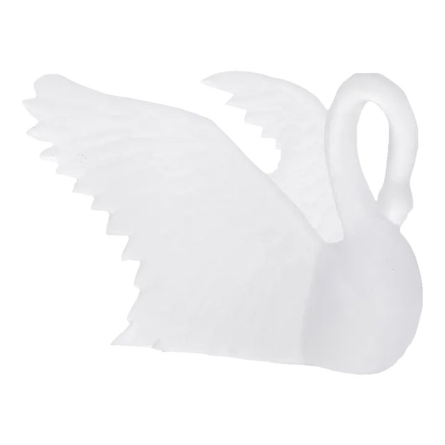 Mid Century Large Swan Figurine For Sale