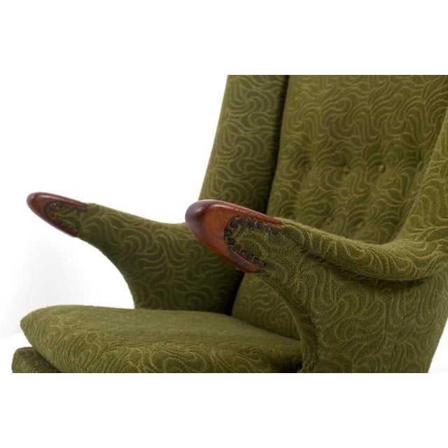 Brown Mid-Century Danish Bear Lounge Chair by Bent Møller Jepsen For Sale - Image 8 of 13