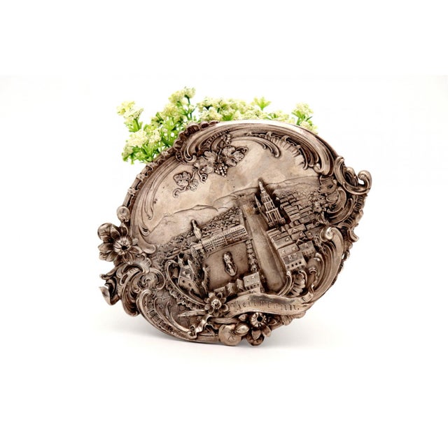 Vintage Chiseled Silver Ring For Sale - Image 6 of 6