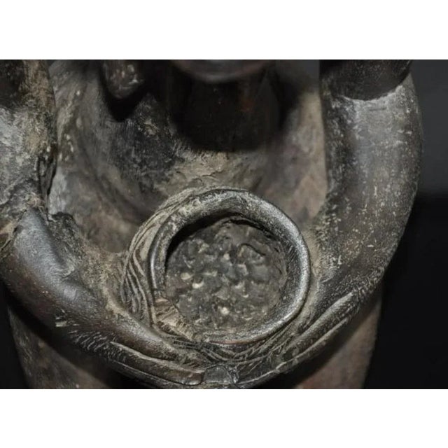 Luba - Shankadi of the Congo African Wood Carved Figure . 47 Cm. Antique and Original , with Some Damage. This piece is...