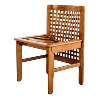 Transenna Chair attributed to Titina Ammannati & Giampiero Vitelli for Pozzi & Verga, 1970s For Sale