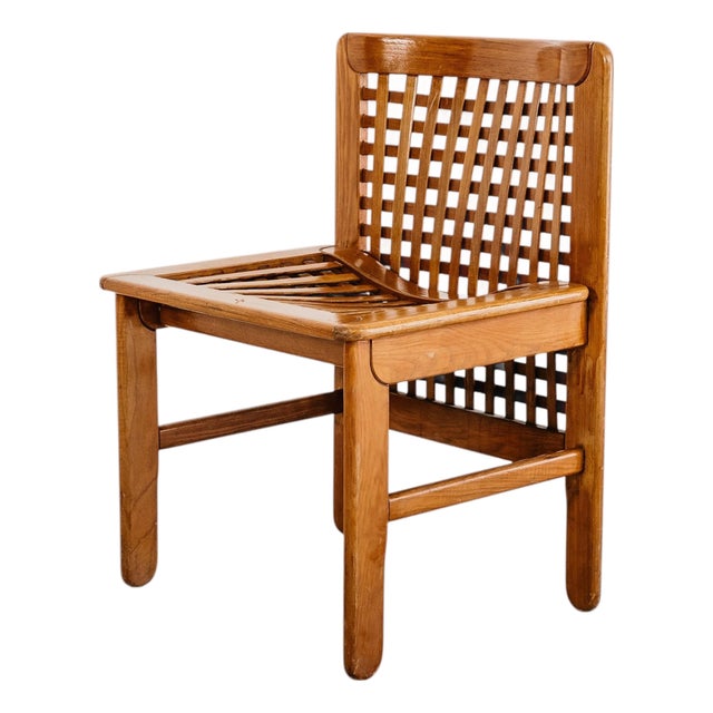 Transenna Chair attributed to Titina Ammannati & Giampiero Vitelli for Pozzi & Verga, 1970s For Sale