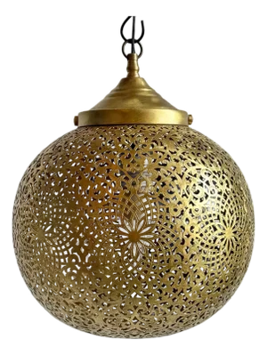 Vintage Brass Kora Medium Pendant Light