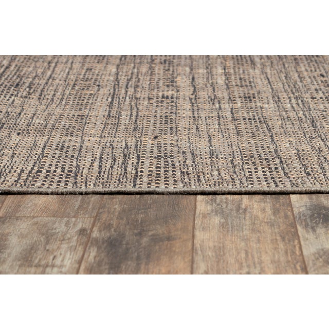 Modern Kashi Charcoal 10' X 14' Area Rug For Sale - Image 3 of 7