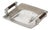 Hammered Pewter Tray with Wooden Handles from Schohaus, 1970s For Sale