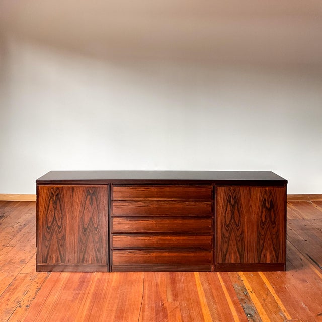 1960s Rosewood Danish Modern Sideboard by Scan-Flex For Sale - Image 4 of 16