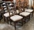 English C. 1980 Guy Chaddock English Ladderback Chairs Set of 6 For Sale - Image 3 of 12