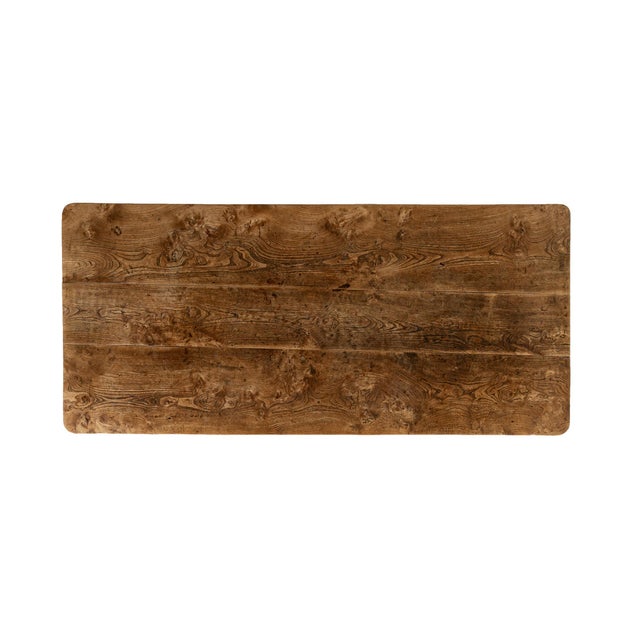 18th century english elm farmhouse table an 18th century english farmhouse table, the substantial elm plank top of...