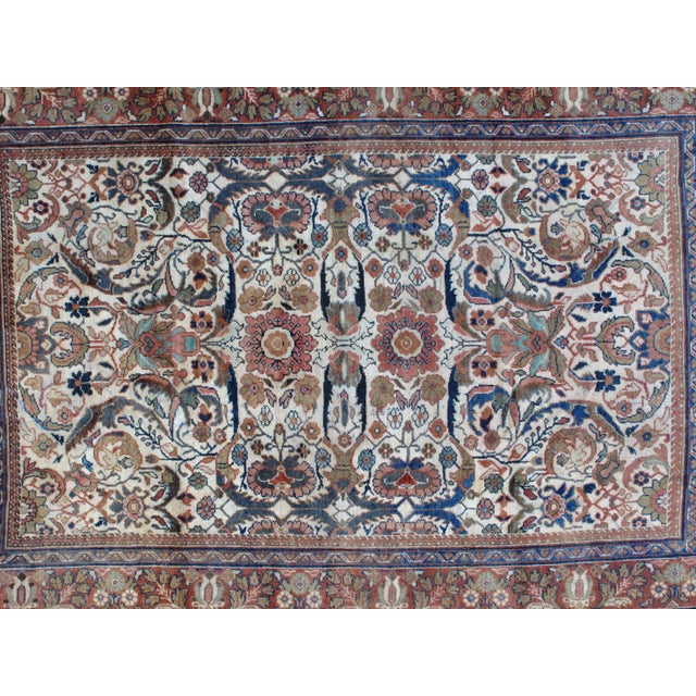 Persian 1900's Persian Sultanabad - 7'3" X 10'8" For Sale - Image 3 of 7