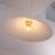Large White Murano Glass Ceiling Lamp with Filigree Spiral For Sale - Image 4 of 12
