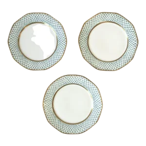 Antique French Plates for Bonwit Teller & Co. New York - Set of 3