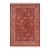 Floral 1990's Tabriz Pak-Persian Red/Tan Wool Rug - 6'1'' X 9'2'' For Sale