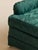 Textile The Vintage Drexel Emerald Moire Flame Stitch Armchairs For Sale - Image 7 of 10
