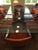 Burnt Orange Milo Baughman Attributed Chrome and Walnut Dining Chairs - Set of 8 For Sale - Image 8 of 10