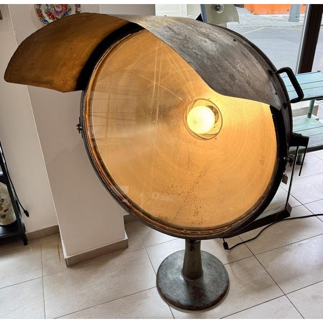 Large Industrial Spotlight, 1950s For Sale - Image 4 of 6